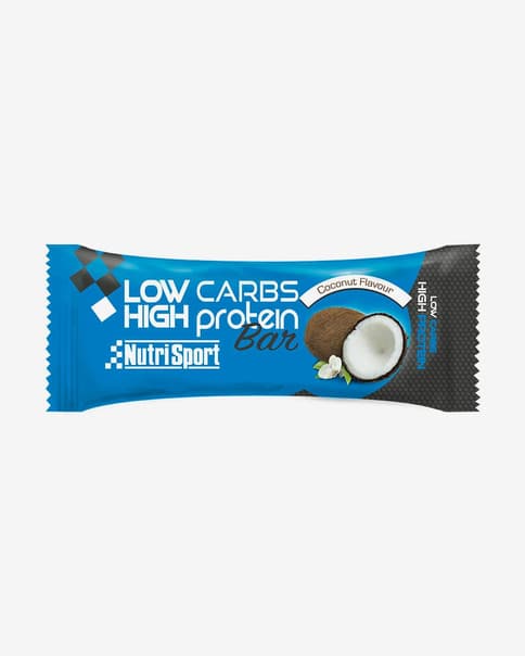 Barra NutriSport Low Carbs High Protein sabor coco (16 unidades)