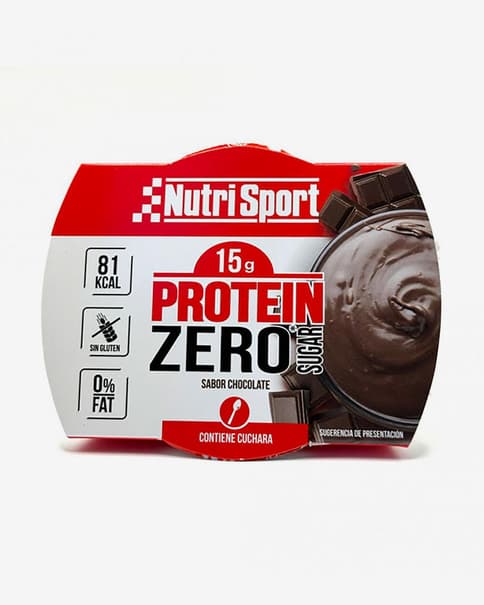 Pudding Nutrisport Protein Zero sabor chocolate 135 g (12 unidades)