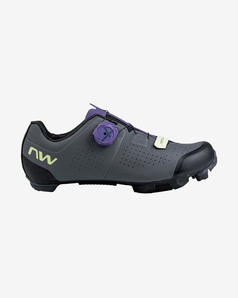 Zapatillas Northwave Razer MTB gris oscuro morado mujer