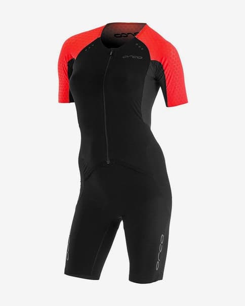 Tritraje Orca RS1 Dream Kona manga corta negro rojo mujer
