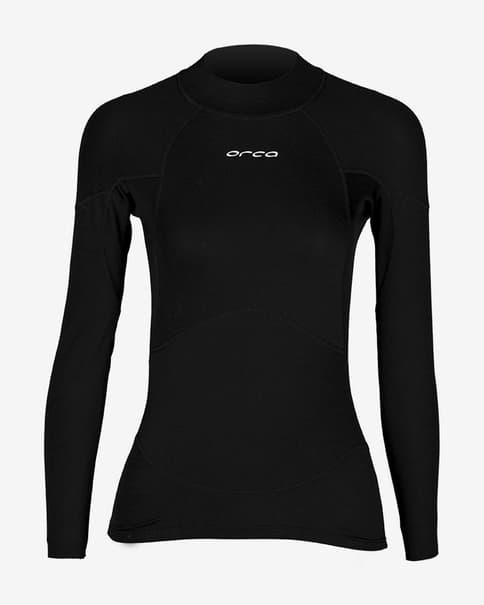 Camiseta interior Orca Base Layer manga larga negro mujer