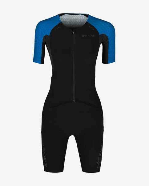 Body triathlon Orca Apex Dream Kona manica corta nero blu marino donna
