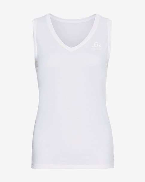 Camiseta Odlo Active F-Dry Light Eco Bl sin mangas blanco mujer