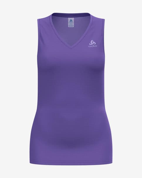 Camiseta Odlo Active F-Dry Light Eco Bl sin mangas violeta mujer