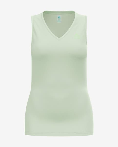 Camiseta Odlo Active F-Dry Light Eco Bl sin mangas verde pálido mujer