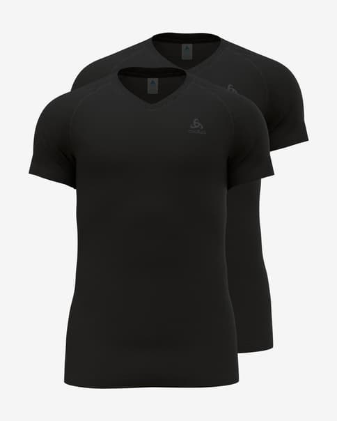 Camiseta interior Odlo Active Everyday Eco manga corta (2 unidades) negro