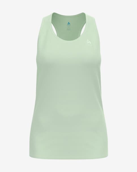 Camiseta Odlo Essential sin mangas verde pálido mujer