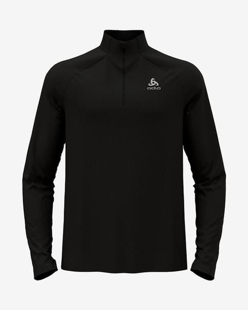 Chaqueta Odlo Essential Half Zip Mid Layer negro
