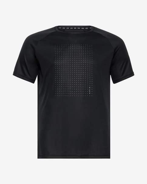 Camiseta Odlo Essential Print Graphic manga corta negro