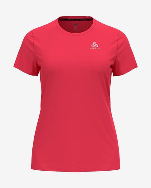 Camiseta Odlo Essential Flyer manga corta rosa rojizo mujer