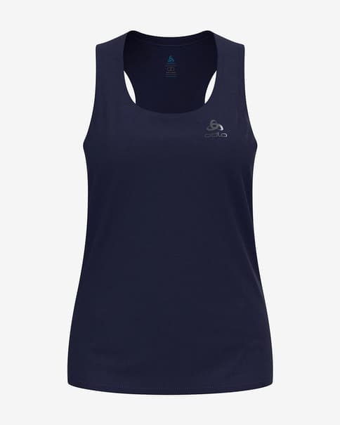 Camiseta Odlo Zeroweight Chill-Tec 2.0 sin mangas azul marino mujer