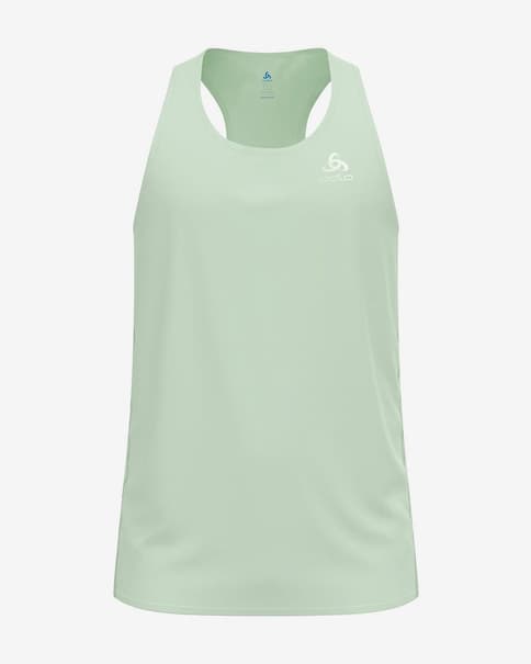 Camiseta Odlo Zeroweight Chill-Tec 2.0 sin mangas verde pálido