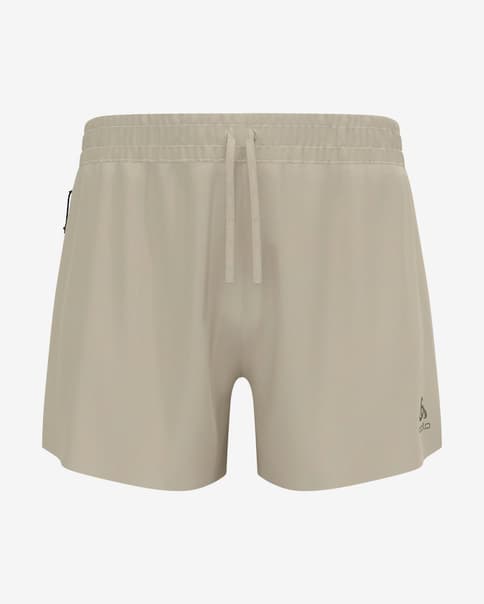 Pantalón corto Odlo Zeroweight 5Inch Unlined beige