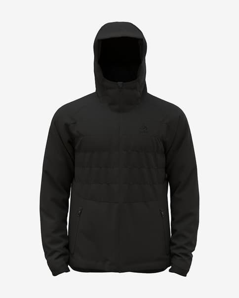 Chaqueta con capucha Odlo Ascent S-Thermic negro