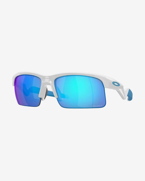 Gafas Oakley Capacitor Polished White con lentes Prizm Sapphire infantil