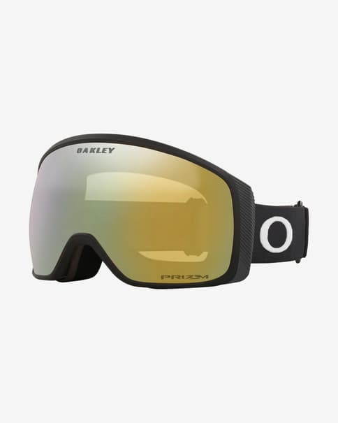 Máscara Oakley Flight Tracker M Matte Black con lente Prizm Snow Sage Gold Iridium