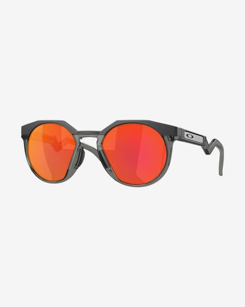 Oakley HSTN Brille Matte Carbon mit Prizm Ruby Gläsern