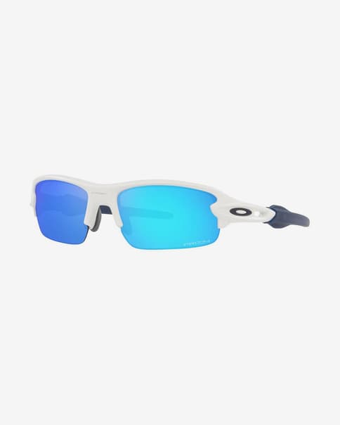 Gafas Oakley Flak XXS Matte White con lentes Prizm Sapphire infantil