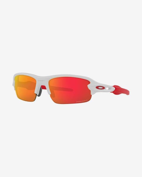 Gafas Oakley Flak XXS Matte White con lentes Prizm Ruby infantil