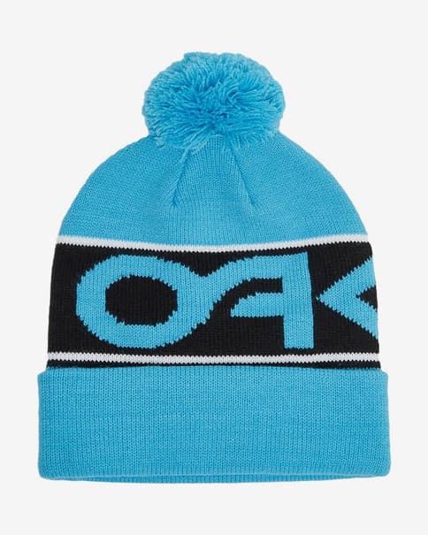 Gorro Oakley Factory Cuff azul cielo negro