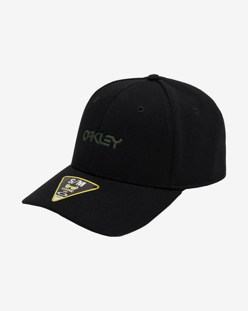 Gorra Oakley 6 Panel Stretch Metallic negro