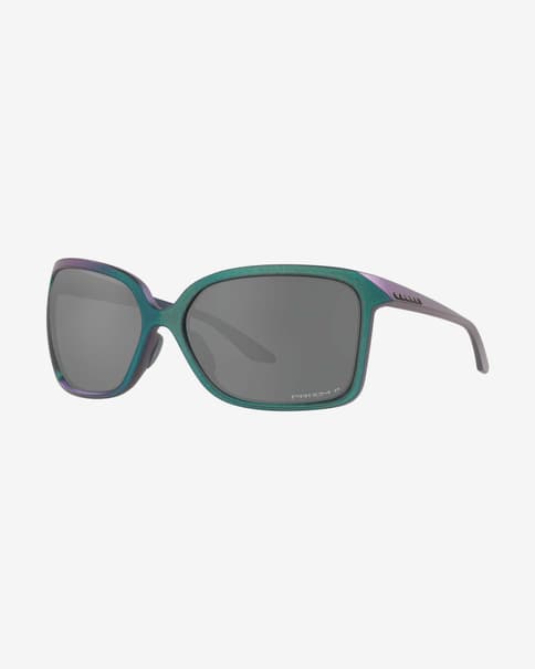 Gafas Oakley Wildrye Matte Silver Blue con lentes Prizm Black Polarized mujer