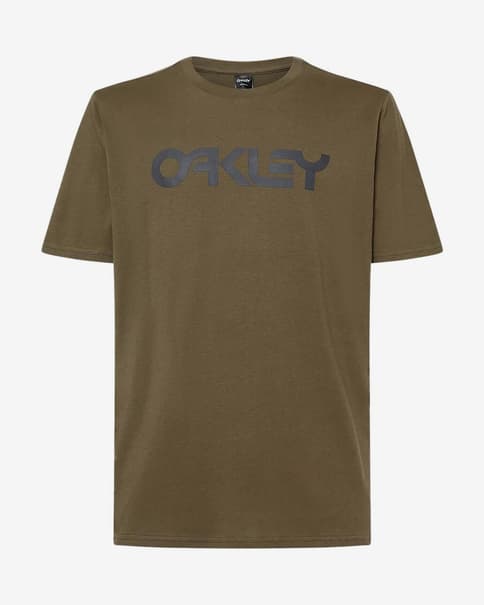 Camiseta Oakley Mark II manga corta verde oscuro logo negro