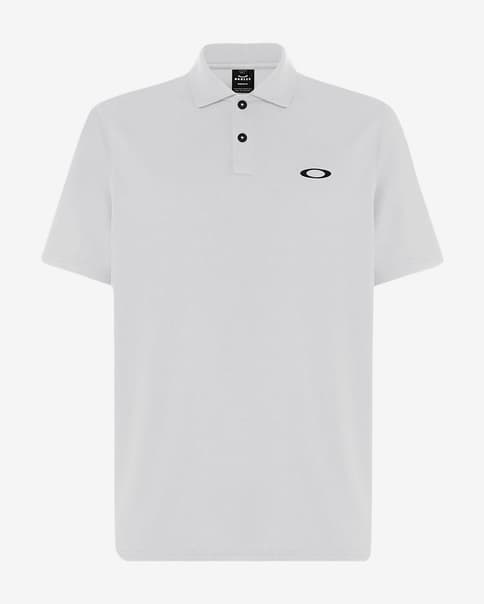Polo Oakley Icon TN Protect RC manga corta blanco logo negro