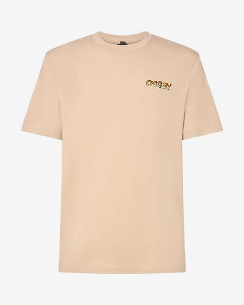 Camiseta Oakley Dipped B1B manga corta beige claro