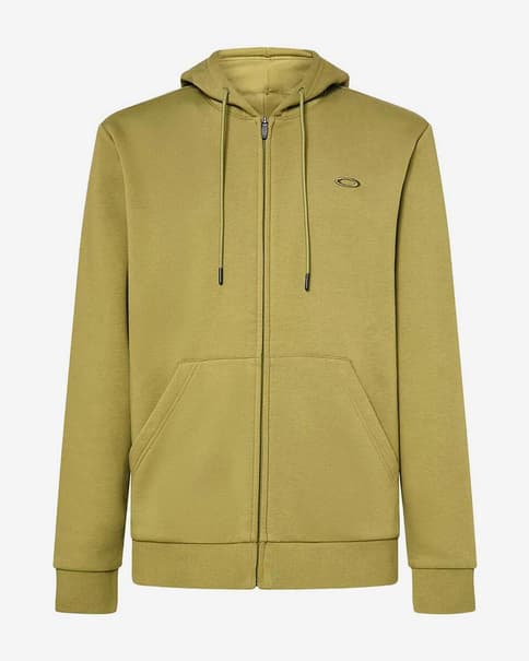 Sudadera con capucha Oakley Relax Full Zip verde lima