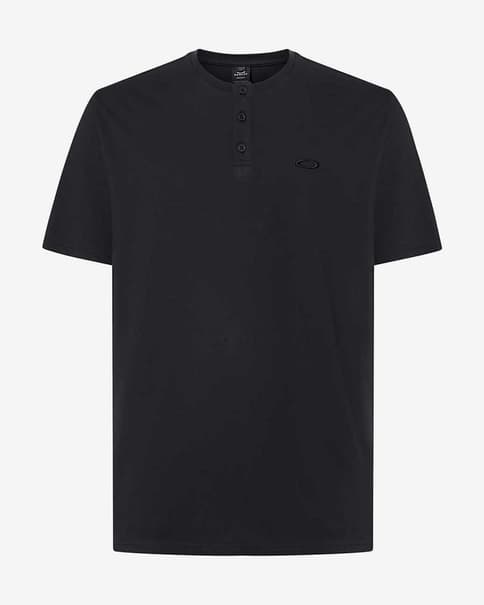Camiseta Oakley Relax Henley 2.0 manga corta negro absoluto