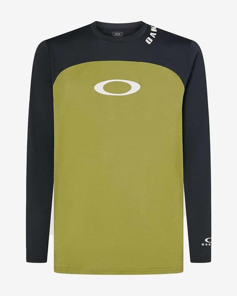 Maillot Oakley Free Ride RC manga larga verde negro
