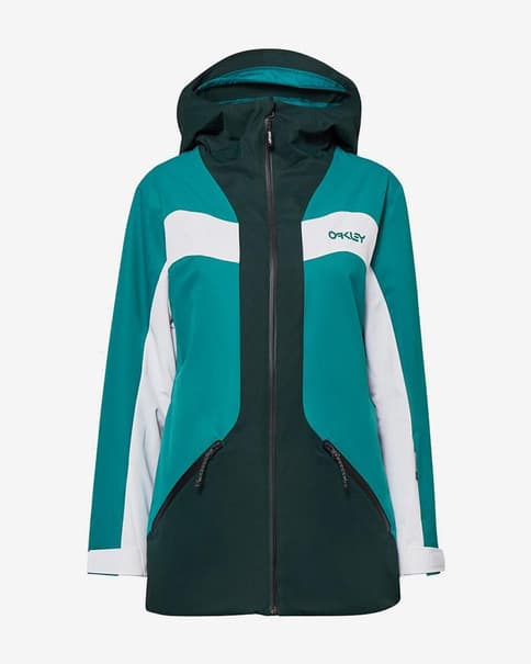 Chaqueta con capucha Oakley TNP TBT turquesa verde oscuro mujer