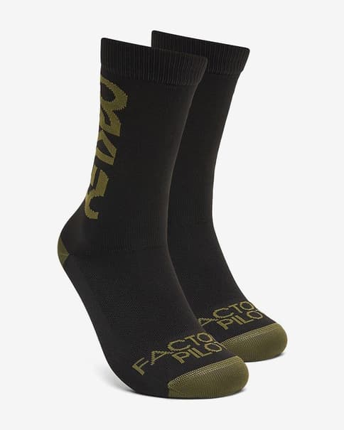 Calcetines Oakley Factory Pilot negro verde
