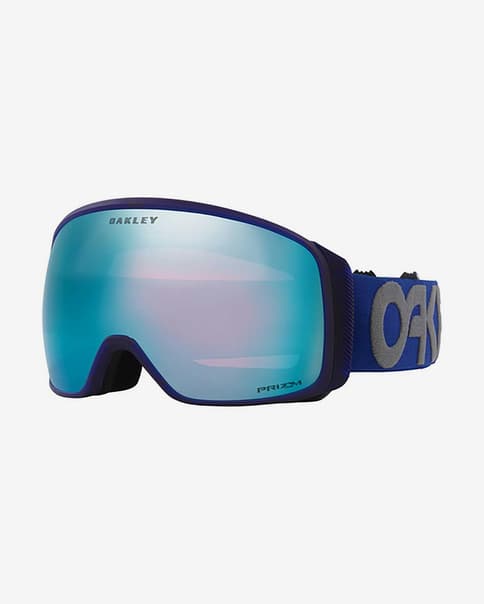 Máscara Oakley Flight Tracker L B1B Navy lente Prizm Snow Sapphire Iridium