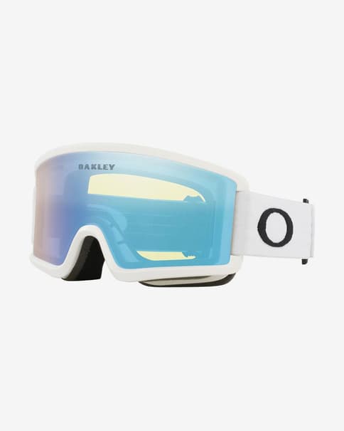 Máscara Oakley Target Line S Matte White con lente HI Yellow Iridium
