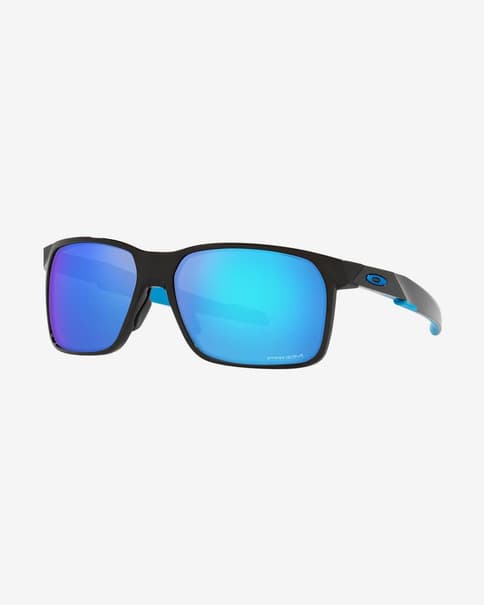 Gafas Oakley Portal X Polished Black Blue con lentes Prizm Sapphire