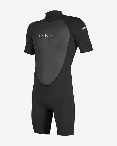 O'Neill Reactor 2 2 mm wetsuit met korte mouwen en rits aan de achterkant, donkergrijs