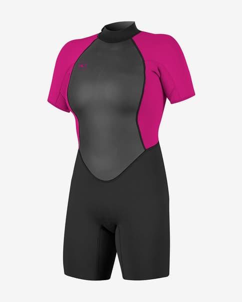 Traje neopreno corto O'Neill Reactor 2 mm gris rosa mujer