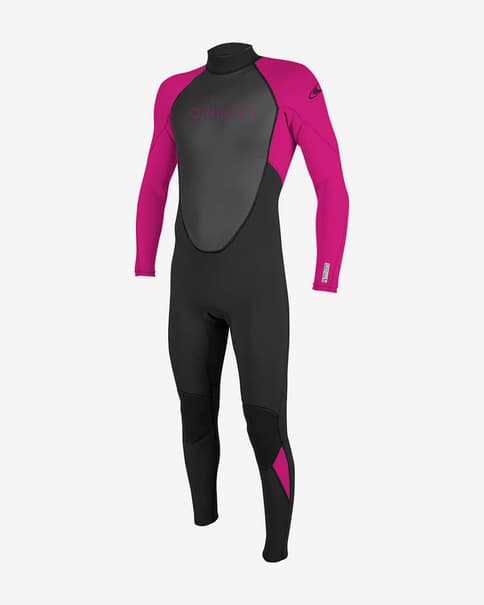 O'Neill Reactor 2 3/2mm Back Zip wetsuit met lange mouwen grijs violet kinderen