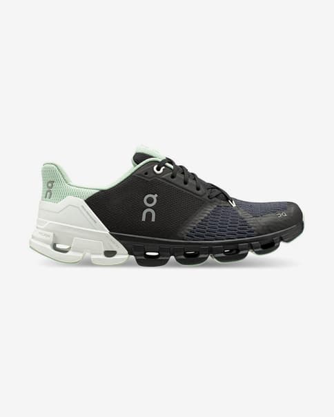 Zapatillas On Cloudflyer negro blanco gris mujer