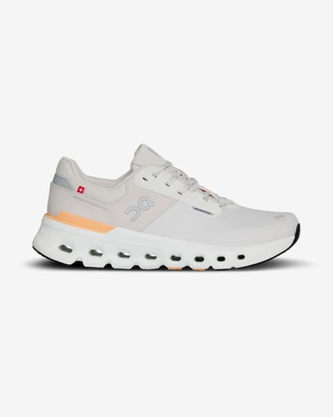 Zapatillas On Cloudrunner 2 Waterproof blanco naranja mujer