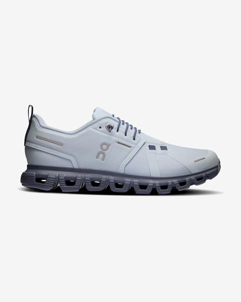 On Cloud 6 Waterproof Damen Sneaker hellgrau-blau