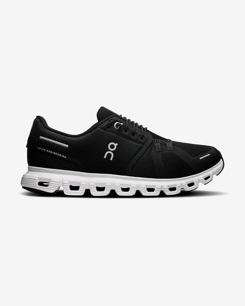 On Cloud 6 Damen Sneaker schwarz/weiß