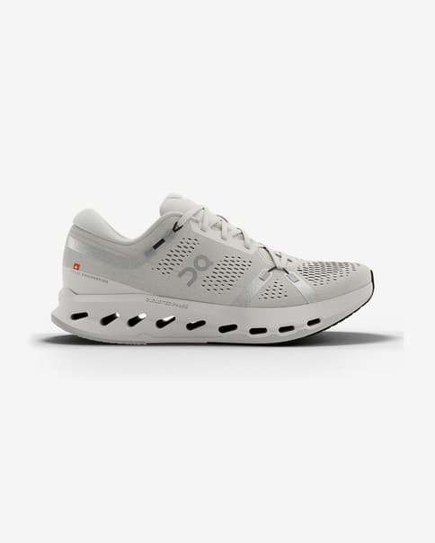 On Cloudsurfer 2 Damen Laufschuhe elfenbeinweiß