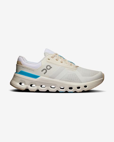 On Cloudrunner 2 Damen Laufschuhe weiß/blau