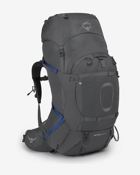 Mochila Osprey Aether Plus 70L gris