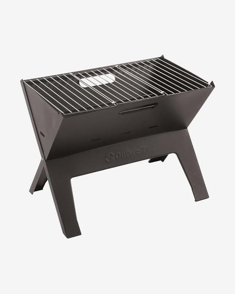 Parrilla a carbón portátil Outwell Cazal negro