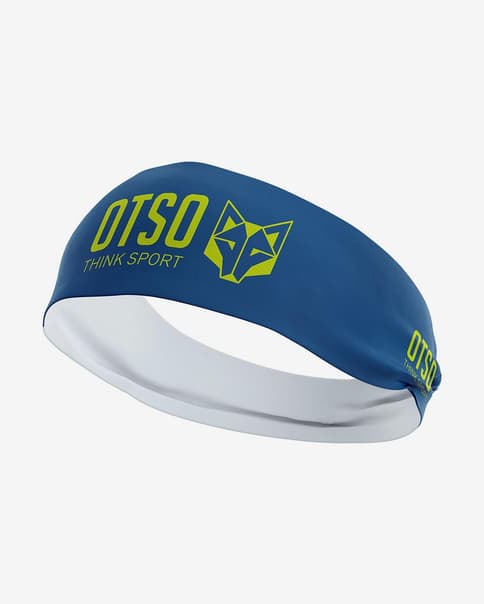 Cinta para la cabeza Otso Sport 12 cm azul eléctrico amarillo