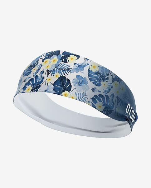 Cinta para la cabeza Otso Spring 12 cm azul blanco